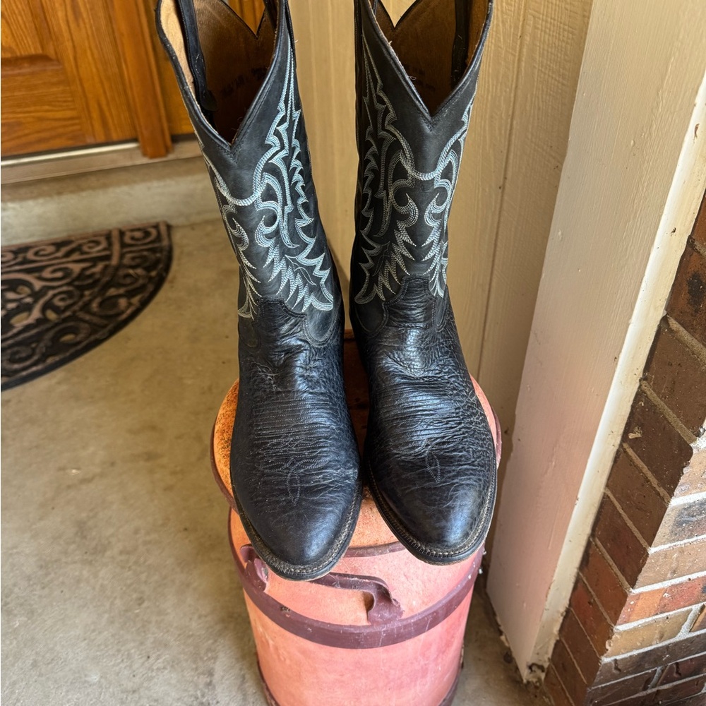 Tony Lama MEN'S NACOGDOCHES TEJU LIZARD WESTERN BOOTS - Picture 2 of 8